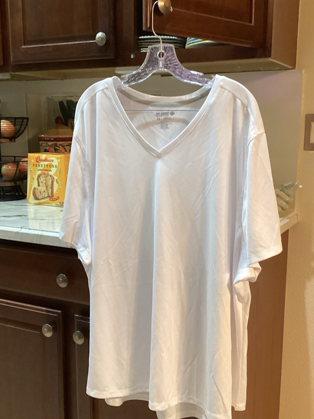 Women’s White V-Neck Performance Shirt
